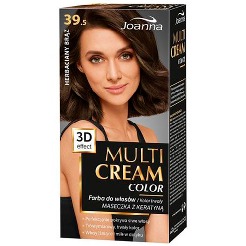Joanna Краска для волос Multi Cream Color №39.5 коричневий чай