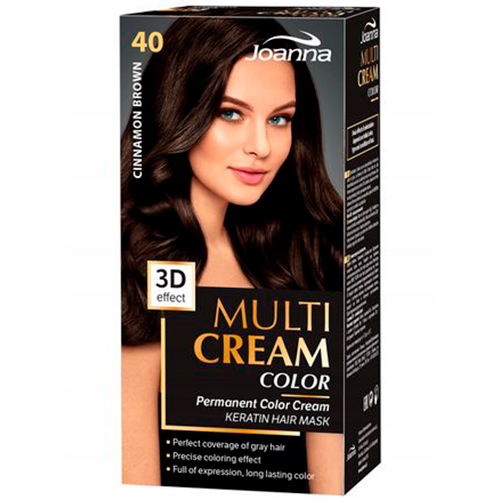 Joanna Краска для волос Multi Cream Color №40 коричнева кориця