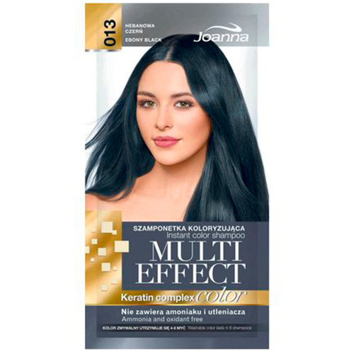 Joanna Оттеночный шампунь для волос MultiEffect №13 ебенове дерево