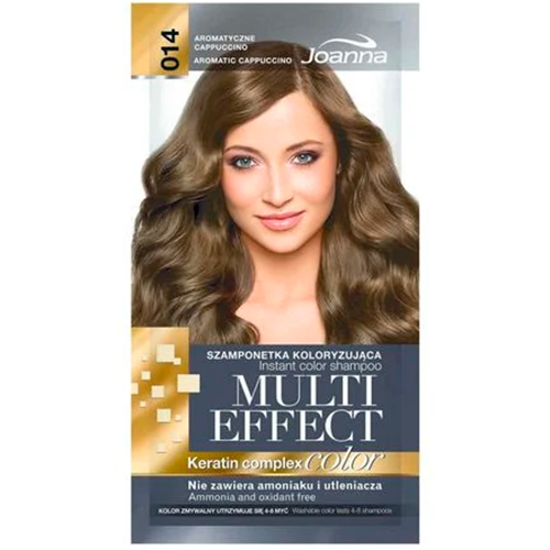 Joanna Оттеночный шампунь для волос MultiEffect №14 запашний капучино