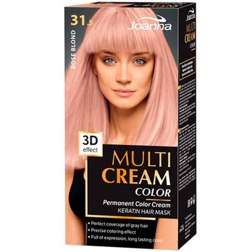 Joanna Краска для волос Multi Cream Color №31.5 рожевий блонд