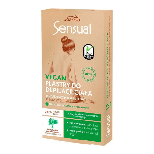 Joanna Восковые пластины для депиляции тела Vegetal