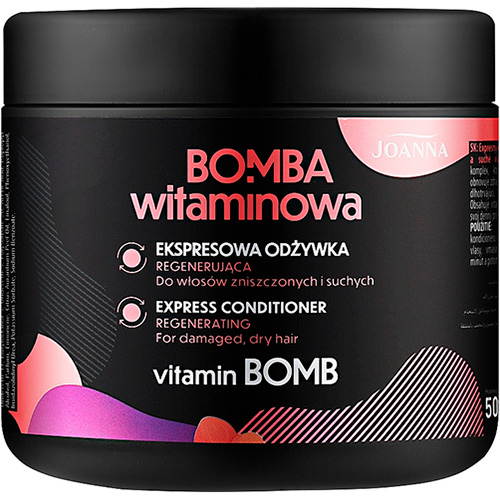 Joanna Регенерирующий кондиционер для поврежденных и сухих волос Vitamin Bomb