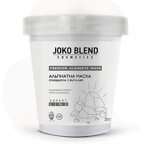 Joko Blend Очищающая альгинатная маска для лица с углем 200 г