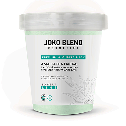 Joko Blend Успокаивающая альгинатная маска с экстрактом зеленого чая и алое вера 200 г