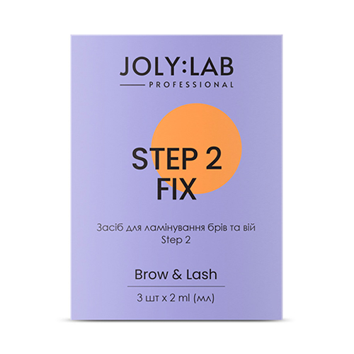 Joly:Lab Средство для ламинирования бровей и ресниц Step 2