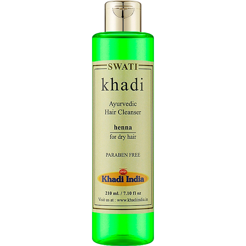 Khadi Swati Шампунь для сухих и поврежденных волос "Хна" Ayurvedic