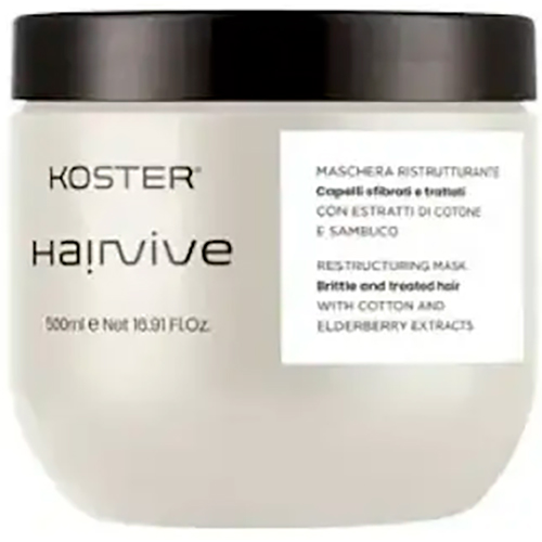 Koster Восстанавливающая маска для волос с эффектом ламинирования Hairvive 500 мл