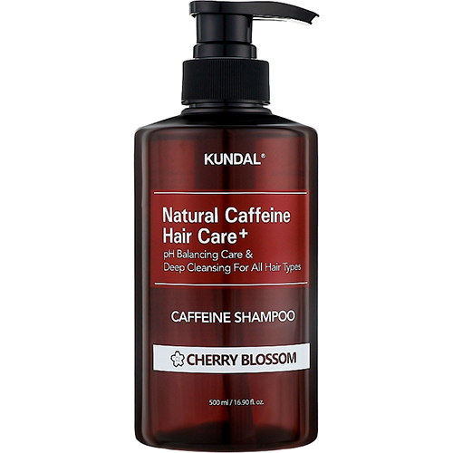 Kundal Шампунь против выпадения волос "Cherry Blossom" Natural Caffeine & Hair Care+