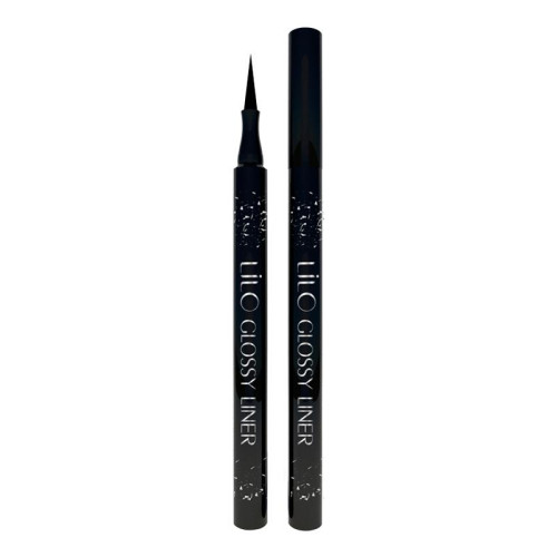 Lilo Подводка-фломастер для глаз черная Glossy Liner