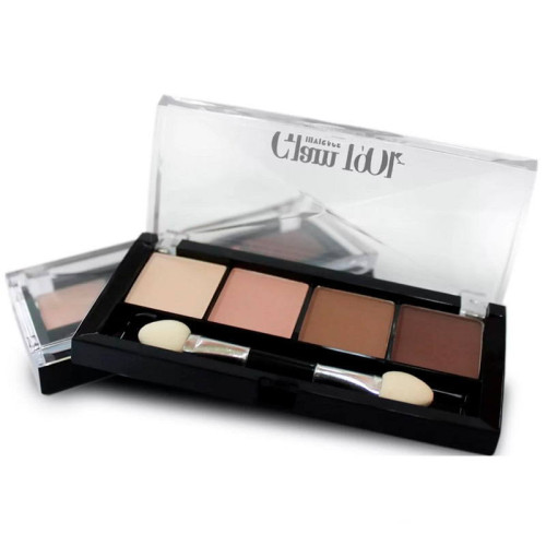 LuxVisage Тени Glam Look 4-х цветные