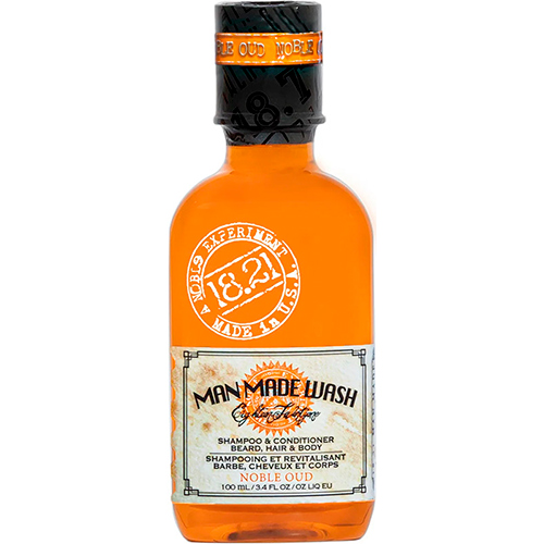 18.21 Man Made Мужской шампунь, гель для душа и кондиционер 3 в 1 Noble Oud 100 мл