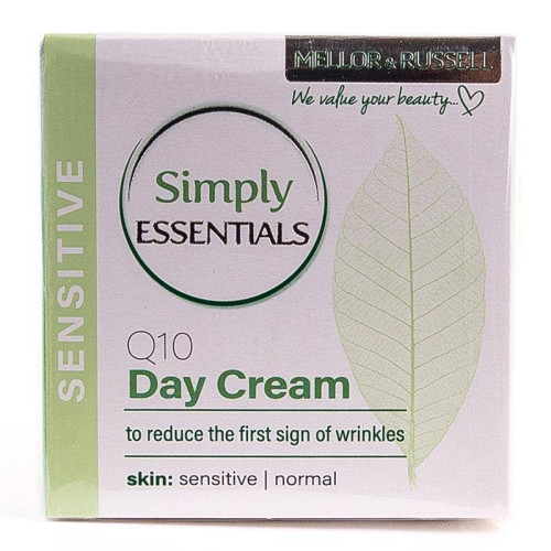 Mellor & Russell Simply Essentials Дневной крем против первых морщин для нормальной и чувствительной кожи лица Q10 Sensitive