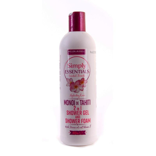 Mellor & Russell Simply Essentials Увлажняющая гель-пена для душа 2в1 с маслом Моной и витамином F
