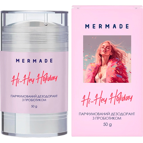 Mermade Парфюмированный дезодорант с пробиотиком Hi-Hey-Holiday