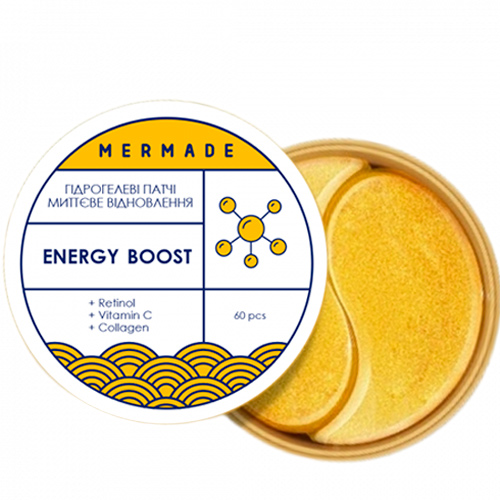 Mermade Витамизированные гидрогелевые патчи под глаза Energy Boost