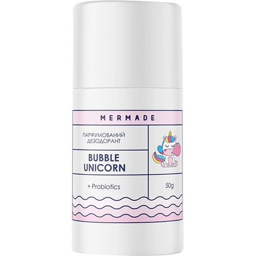 Mermade Парфюмированный дезодорант с пробиотиком Bubble Unicorn