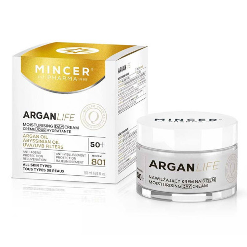 Mincer Pharma Увлажняющий дневной крем № 801 Argan Life