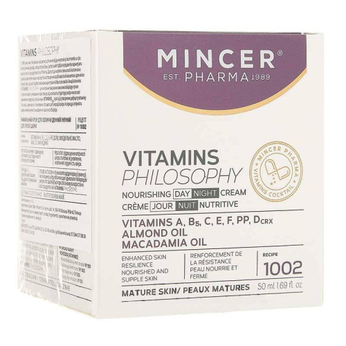 Mincer Pharma Питательный крем для зрелой кожи лица №1002 Vitamins Philosophy