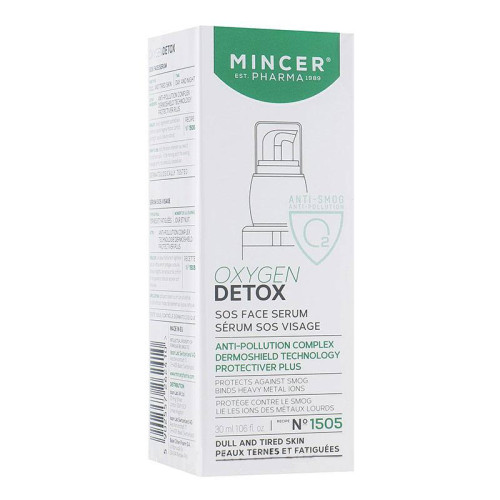 Mincer Pharma Регенерирующая сыворотка для лица для тусклой и уставшей кожи №1505 Oxygen Detox