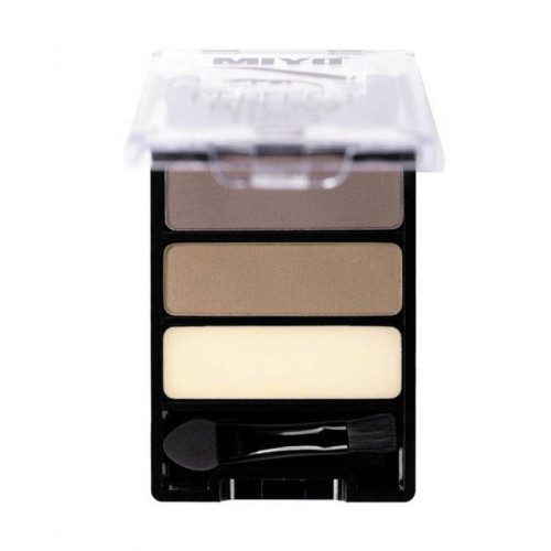 Miyo Палитра для стилизации бровей с воском Perfect Brow Trio
