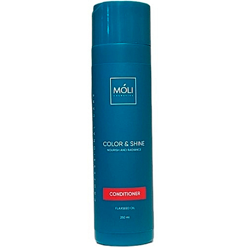 Moli Cosmetics Кондиционер для окрашенных волос с маслом льна 