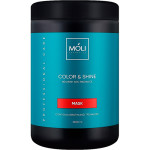 Moli Cosmetics Маска для увлажнения и сияния окрашенных волос с кератином и трегалозой