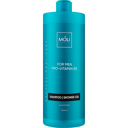 Moli Cosmetics Мужской шампунь-гель с провитамином В5 1000 мл