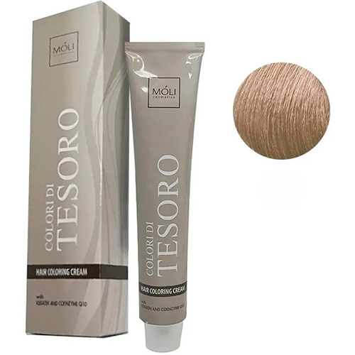 Moli Cosmetics Крем-краска для волос Colori Di Tesoro № 9.1