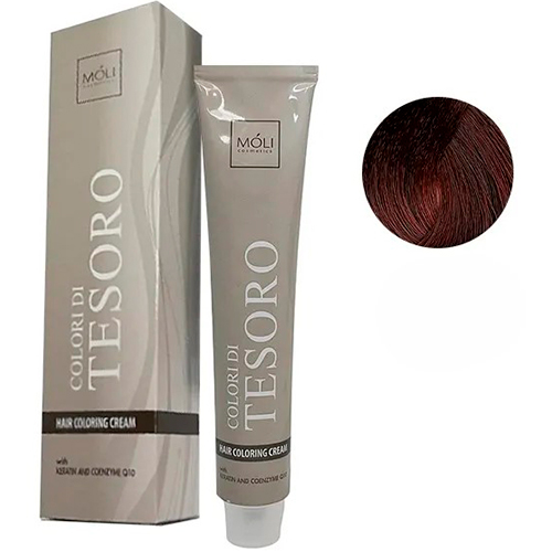 Moli Cosmetics Крем-краска для волос Colori Di Tesoro № 5.64
