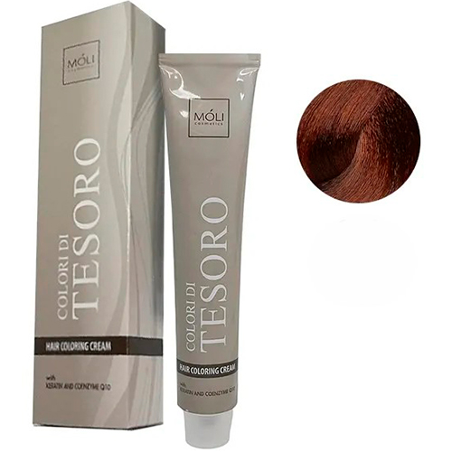 Moli Cosmetics Крем-краска для волос Colori Di Tesoro № 6.4
