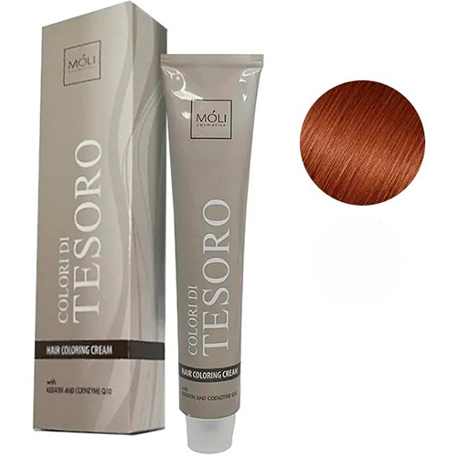 Moli Cosmetics Крем-краска для волос Colori Di Tesoro № 7.4