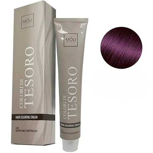 Moli Cosmetics Крем-краска для волос Colori Di Tesoro № 6.22