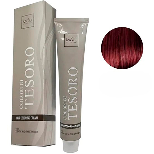 Moli Cosmetics Крем-краска для волос Colori Di Tesoro № 6.66