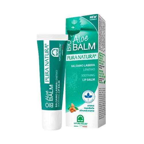 Natura House Бальзам для губ с экстрактом алоэ вера и сладким миндалем Soothing Lip Balm