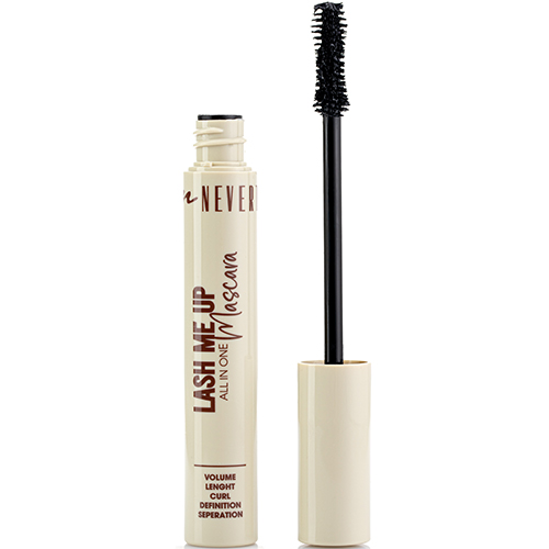 Neverti Тушь для ресниц черная Lash Me Up All In One