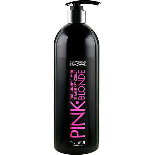 Profis Розовый шампунь для волос с экстрактом клубники Pink Blond