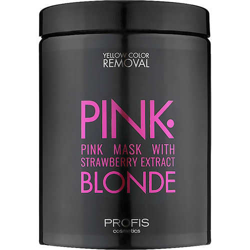 Profis Розовая маска для волос с экстрактом клубники Pink Blond