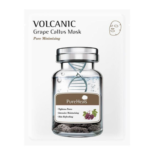 PureHeal's Тканевая маска для лица с вулканическим пеплом для жирной кожи лица
