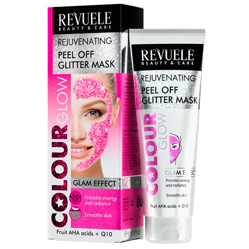 Revuele Розовая омолаживающая маска-пленка для лица Color Glow