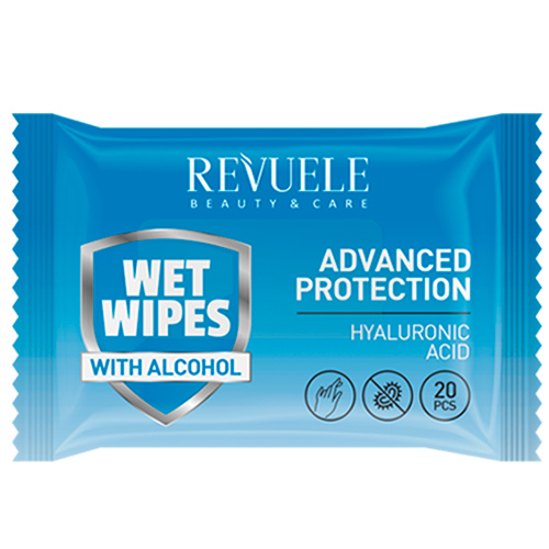 Revuele Влажные салфетки с гиалуроновой кислотой Advanced Protection
