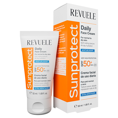 Revuele Увлажняющий ежедневный крем для лица Sunprotect SPF 50+