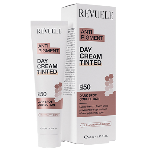Revuele Тонирующий дневной крем для лица Anti Pigment SPF 50 