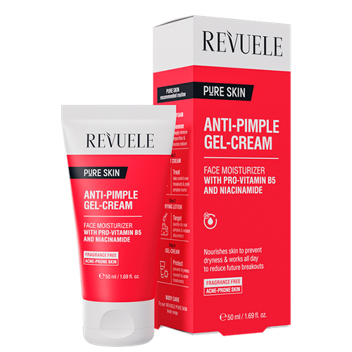 Revuele Увлажняющий крем-гель для лица против прыщей Pure Skin