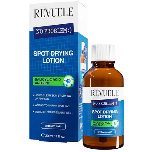 Revuele Лосьон для подсушивания прыщей с салициловой кислотой и цинком No Problem