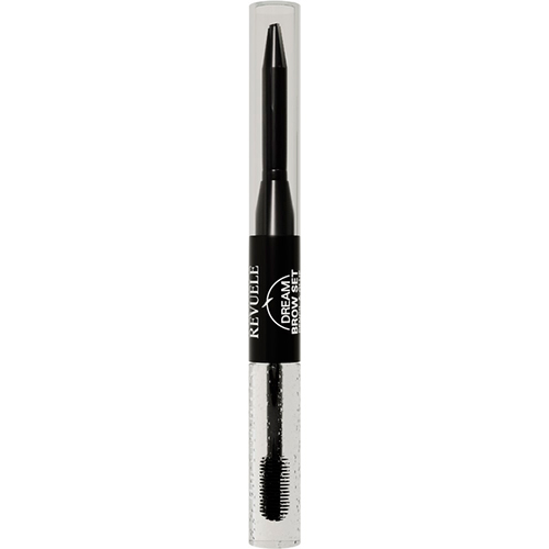 Revuele Карандаш и фиксатор для бровей Dream Brow Set М`який чорний