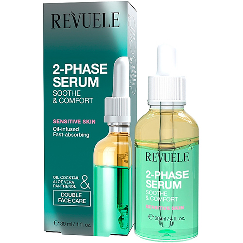 Revuele Успокаивающая двухфазная сыворотка для лица