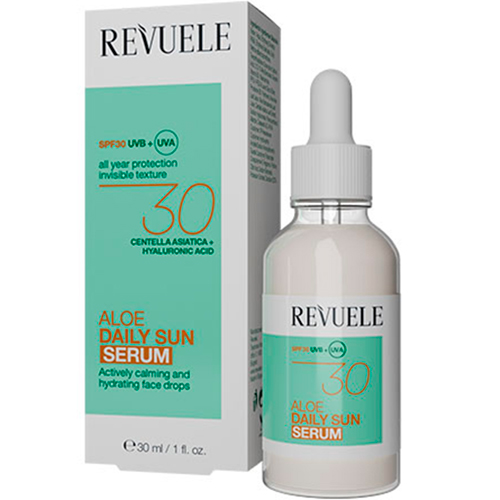 Revuele Солнцезащитная сыворотка для лица SPF30 Aloe Daily Sun