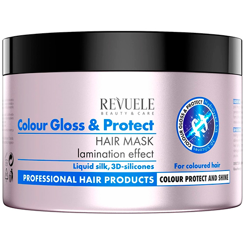 Revuele Маска для окрашенных волос с эффектом ламинирования Color Gloss & Protect