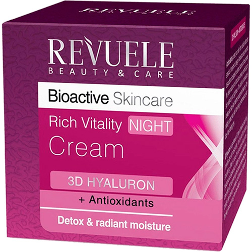 Revuele Ночной крем для лица Bioactive Skincare 3D Hyaluron